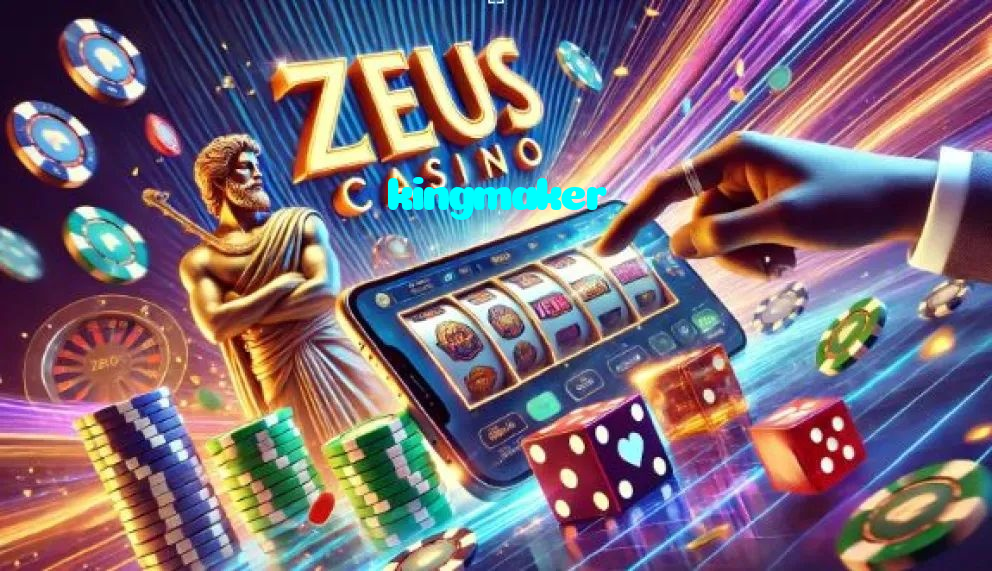 kingmaker casino presented on mobile device in Pakistan with slots and live games